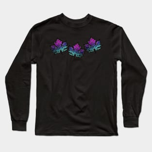 Galaxy Maple Leaf Trio Long Sleeve T-Shirt